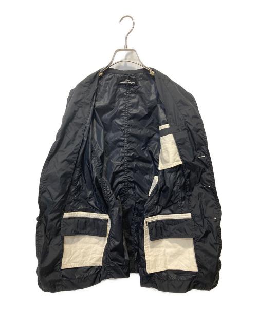 tricot COMME des GARCONS（トリココムデギャルソン）tricot COMME des GARCONS (トリココムデギャルソン) ナイロンテーラードジャケット ブラック サイズ:Ｍの古着・服飾アイテム