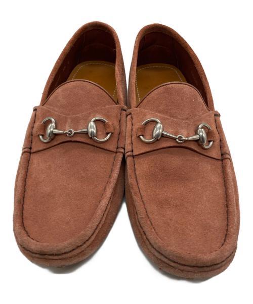 GUCCI（グッチ）GUCCI (グッチ) ドライビングシューズ オレンジ サイズ:28cmの古着・服飾アイテム