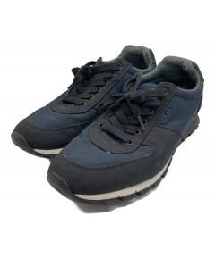 中古・古着通販】PRADA (プラダ) ナイロンスニーカー ブラック サイズ