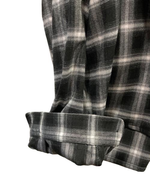 WIND AND SEA（ウィンダンシー）WIND AND SEA (ウィンダンシー) オンブレチェックシャツ ブラック サイズ:Mの古着・服飾アイテム
