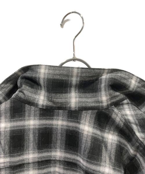 WIND AND SEA（ウィンダンシー）WIND AND SEA (ウィンダンシー) オンブレチェックシャツ ブラック サイズ:Mの古着・服飾アイテム