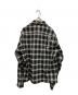 WIND AND SEA (ウィンダンシー) オンブレチェックシャツ ブラック サイズ:M：9000円