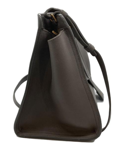 Saint Laurent Paris（サンローランパリ）Saint Laurent Paris (サンローランパリ) プチカバスYライン2WAYバッグ グレーの古着・服飾アイテム