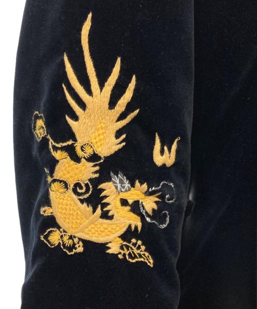 gold（ゴールド）gold (ゴールド) VELVETEEN VIET-NAM JACKET ブラック サイズ:Mの古着・服飾アイテム