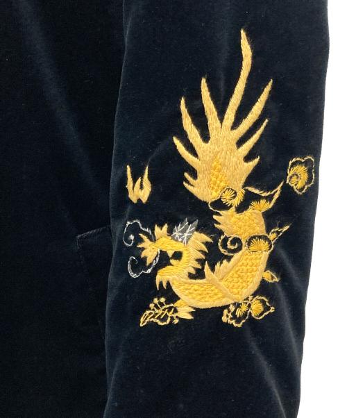 gold（ゴールド）gold (ゴールド) VELVETEEN VIET-NAM JACKET ブラック サイズ:Mの古着・服飾アイテム