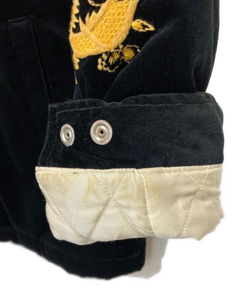 gold（ゴールド）gold (ゴールド) VELVETEEN VIET-NAM JACKET ブラック サイズ:Mの古着・服飾アイテム