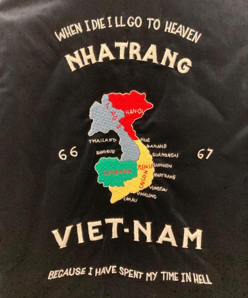 gold（ゴールド）gold (ゴールド) VELVETEEN VIET-NAM JACKET ブラック サイズ:Mの古着・服飾アイテム