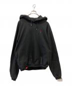 WIND AND SEAウィンダンシー）の古着「バルーン刺繍パーカー」｜ブラック