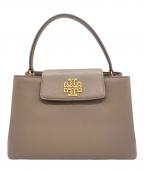 TORY BURCHトリーバーチ）の古着「britten medium satcel」｜ブラウン