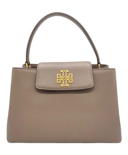 TORY BURCH（トリーバーチ）TORY BURCH (トリーバーチ) britten medium satcel ブラウンの古着・服飾アイテム