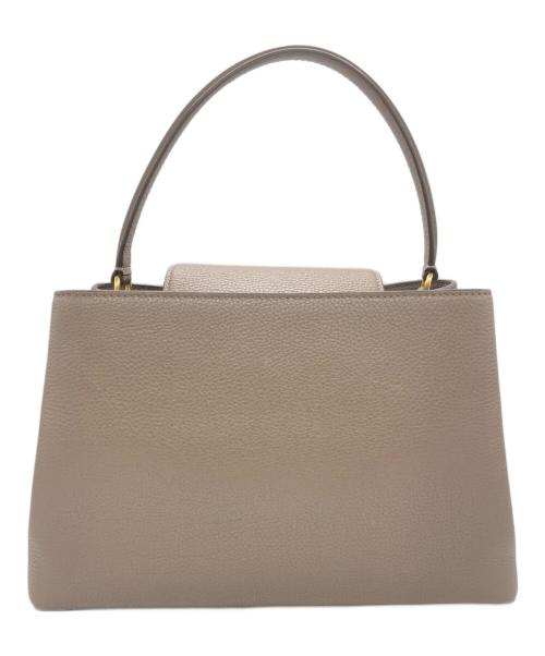 TORY BURCH（トリーバーチ）TORY BURCH (トリーバーチ) britten medium satcel ブラウンの古着・服飾アイテム