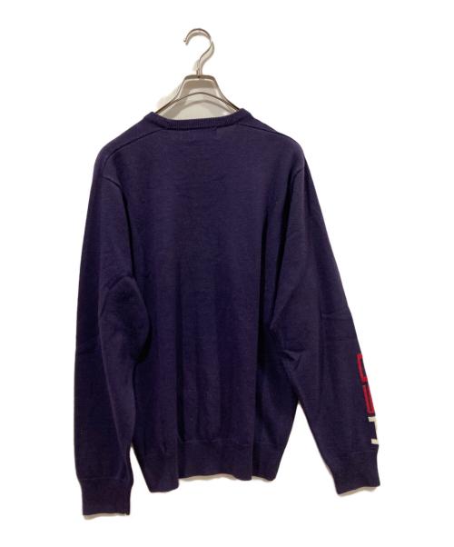 POLO GOLF（ポロ ゴルフ）POLO GOLF (ポロ ゴルフ) 星条旗ニット ネイビー サイズ:Mの古着・服飾アイテム