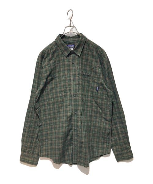 Patagonia（パタゴニア）Patagonia (パタゴニア) チェックシャツ グリーン サイズ:Ｌの古着・服飾アイテム