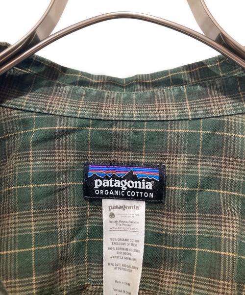 Patagonia（パタゴニア）Patagonia (パタゴニア) チェックシャツ グリーン サイズ:Ｌの古着・服飾アイテム