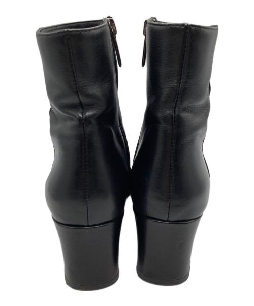 FABIO RUSCONI（ファビオルスコーニ）FABIO RUSCONI (ファビオルスコーニ) ショートブーツ ブラック サイズ:37の古着・服飾アイテム
