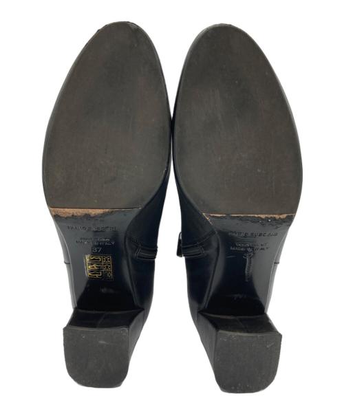 FABIO RUSCONI（ファビオルスコーニ）FABIO RUSCONI (ファビオルスコーニ) ショートブーツ ブラック サイズ:37の古着・服飾アイテム