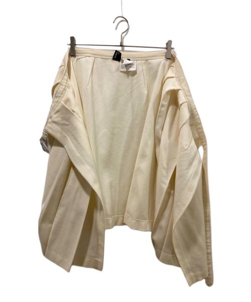 tricot COMME des GARCONS（トリココムデギャルソン）tricot COMME des GARCONS (トリココムデギャルソン) ウールラップスカート アイボリー サイズ:Ｍの古着・服飾アイテム