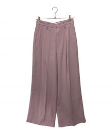 AKIRA NAKA（アキラナカ）の古着「タックパンツ」｜ピンク