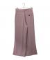 AKIRA NAKA (アキラナカ) タックパンツ ピンク サイズ:２：7000円