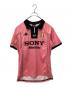 Kappa（カッパ）の古着「サッカーシャツ」｜ピンク