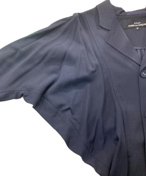 tricot COMME des GARCONS（トリココムデギャルソン）tricot COMME des GARCONS (トリココムデギャルソン) 変形ジャケット ブラック サイズ:Mの古着・服飾アイテム