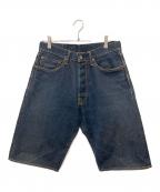 EVISUエヴィス）の古着「デニムハーフパンツ」｜インディゴ