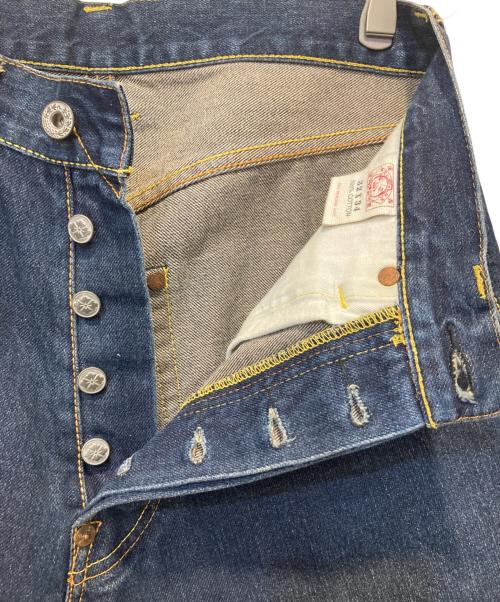 EVISU（エヴィス）EVISU (エヴィス) デニムハーフパンツ インディゴ サイズ:32の古着・服飾アイテム