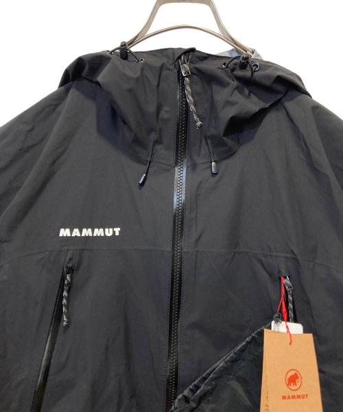MAMMUT（マムート）MAMMUT (マムート) マサオ ライト 2.0 ハードシェル フーデッド ジャケット ブラック サイズ:Ｌの古着・服飾アイテム