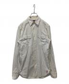 RRLダブルアールエル）の古着「ストライプシャツ」｜ホワイト