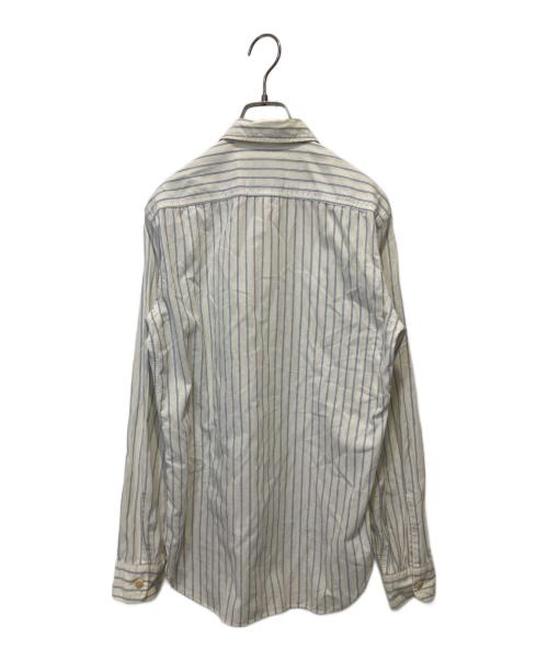 RRL（ダブルアールエル）RRL (ダブルアールエル) ストライプシャツ ホワイト サイズ:ＸＳの古着・服飾アイテム