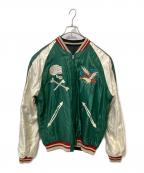 東洋エンタープライズ×chevy loverトウヨウエンタープライズ×）の古着「Mid 1950s Style Acetate Souvenir Jacket」｜ブラック