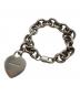judith ripka (ジュディスリプカ) sterling heart charm link bracelet signed：8000円