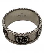 GUCCIグッチ）の古着「ツイストトーションエングレービングリング」