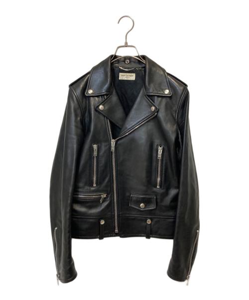 Saint Laurent Paris（サンローランパリ）Saint Laurent Paris (サンローランパリ) クラッシクモーターサイクルライダースジャケット ブラック サイズ:44の古着・服飾アイテム