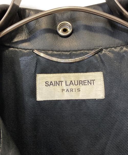 Saint Laurent Paris（サンローランパリ）Saint Laurent Paris (サンローランパリ) クラッシクモーターサイクルライダースジャケット ブラック サイズ:44の古着・服飾アイテム
