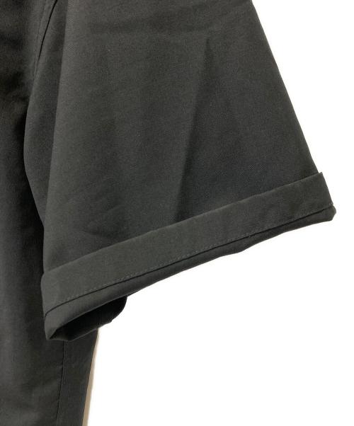 lownn（ローン）lownn (ローン) S/Sジップアップシャツ ブラック サイズ:46の古着・服飾アイテム