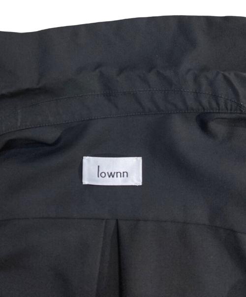 lownn（ローン）lownn (ローン) S/Sジップアップシャツ ブラック サイズ:46の古着・服飾アイテム