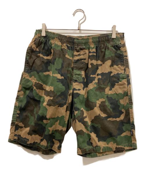 stussy（ステューシー）stussy (ステューシー) カモハーフパンツ グリーン サイズ:Lの古着・服飾アイテム