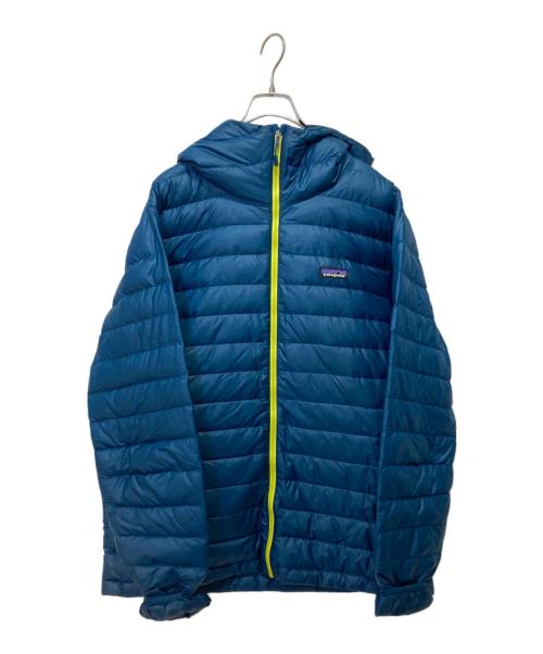 Patagonia（パタゴニア）Patagonia (パタゴニア) ダウン・セーター・フーディー ブルー サイズ:XLの古着・服飾アイテム