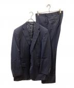 BROOKS BROTHERSブルックスブラザーズ）の古着「ストライプセットアップスーツ」｜ネイビー