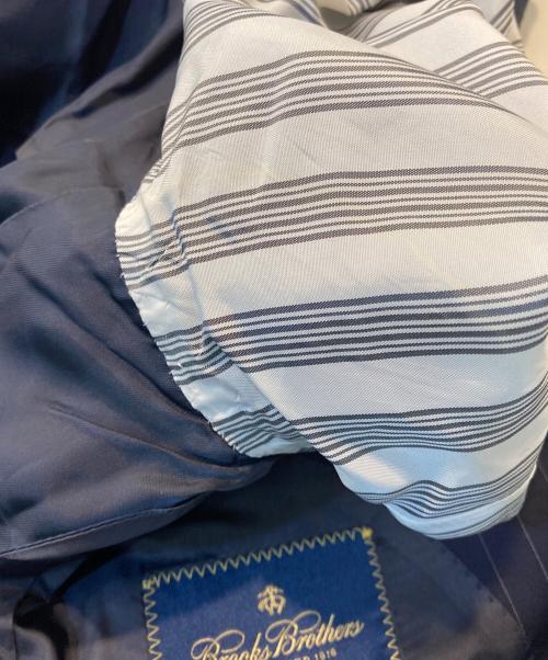 BROOKS BROTHERS（ブルックスブラザーズ）BROOKS BROTHERS (ブルックスブラザーズ) ストライプセットアップスーツ ネイビー サイズ:42REG　36Wの古着・服飾アイテム
