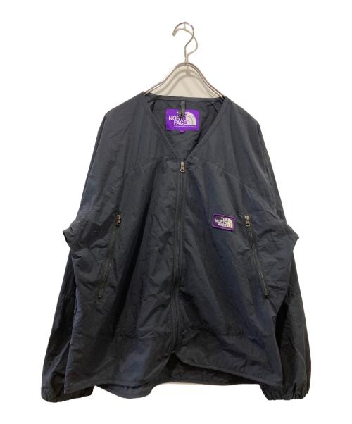 THE NORTHFACE PURPLELABEL（ザ・ノースフェイス パープルレーベル）THE NORTHFACE PURPLELABEL (ザ・ノースフェイス パープルレーベル) Nylon Ripstop Field Cardigan ブラック サイズ:Ｌの古着・服飾アイテム