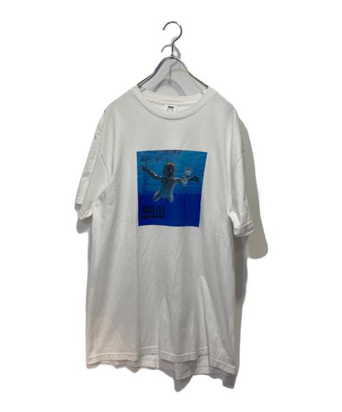 MINEDENIM（マインデニム）MINEDENIM (マインデニム) プリントTシャツ ホワイト サイズ:Lの古着・服飾アイテム