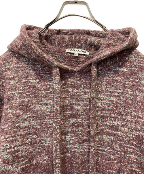 PARANOID（パラノイド）PARANOID (パラノイド) KNIT HOODIE ピンク サイズ:Sの古着・服飾アイテム