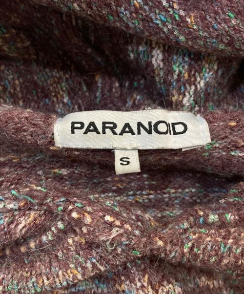 PARANOID（パラノイド）PARANOID (パラノイド) KNIT HOODIE ピンク サイズ:Sの古着・服飾アイテム