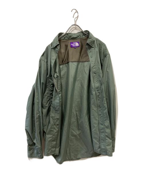 THE NORTHFACE PURPLELABEL（ザ・ノースフェイス パープルレーベル）THE NORTHFACE PURPLELABEL (ザ・ノースフェイス パープルレーベル) マウンテンフィールドBDワークシャツ グリーン サイズ:Ｍの古着・服飾アイテム