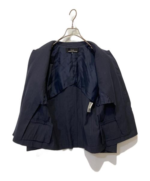 tricot COMME des GARCONS（トリココムデギャルソン）tricot COMME des GARCONS (トリココムデギャルソン) ウールレーヨンジャケット ネイビー サイズ:Mの古着・服飾アイテム