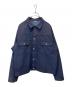 417 by EDIFICE（417 バイ エディフィス）の古着「Coating DENIM WIDEsleeve G」｜インディゴ