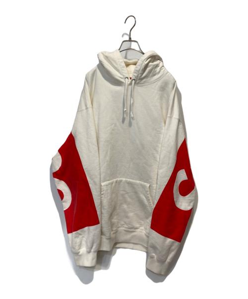 SUPREME（シュプリーム）Supreme (シュプリーム) Supreme Big Logo Hooded Sweatshirt ホワイト サイズ:XLの古着・服飾アイテム