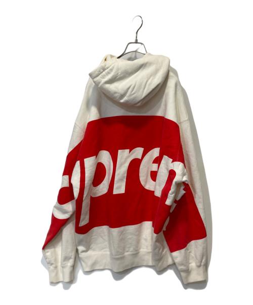 SUPREME（シュプリーム）Supreme (シュプリーム) Supreme Big Logo Hooded Sweatshirt ホワイト サイズ:XLの古着・服飾アイテム